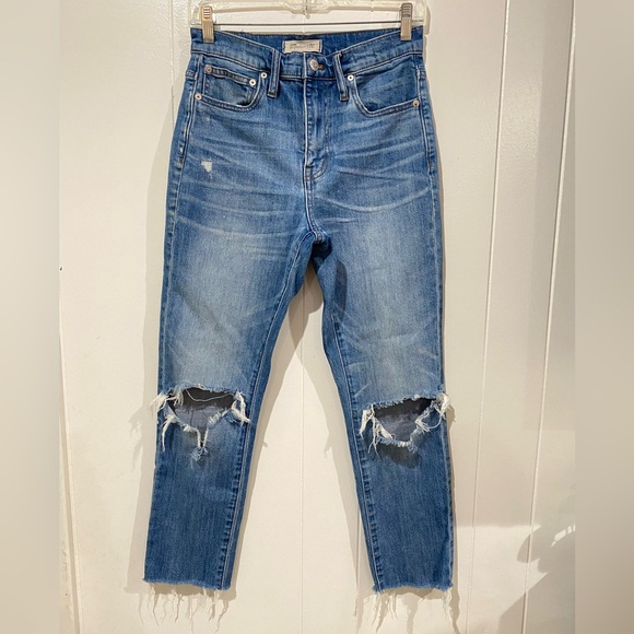 MADEWELL The High-Rise Slim Boyjean Petite - Picture 2 of 5